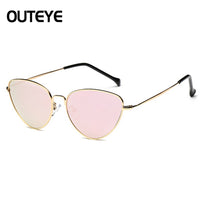 (Free Shipping) Cat Eye Women Tinted Color Lens Vintage Sunglasses (Free Shipping) - The Next Shopping Place37.com