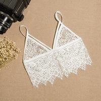 (Free Shipping) Sexy Hollow Translucent Sheer Women Lace Strap Bra - The Next Shopping Place37.com