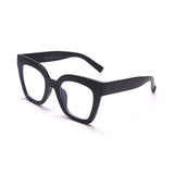 (Free Shipping) Retro Square Cat Eye Simple Glasses Frames Men Women Fashion Computer Eyeglasses Anti Blue Light Optical Glasses Transparent Len
