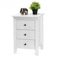 (Free Shipping)2 pcs Nightstand End Beside Table Drawers Awesome Addition!!! - The Next Shopping Place37.com
