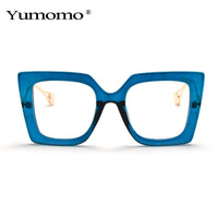 (Free Shipping) Vintage Transparent Square Glasses Women Men Clear Glasses Optical Eyeglasses Frame Lens Spectacle Frame Unisex Anti Blue Light