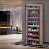 (Free Shipping) 10 Layer 9 Grid (Shoe Rack Shelf Storage Closet Organizer) Cabinet Multiple Colors - The Next Shopping Place37.com