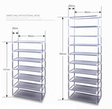 (Free Shipping) 10 Layer 9 Grid (Shoe Rack Shelf Storage Closet Organizer) Cabinet Multiple Colors - The Next Shopping Place37.com