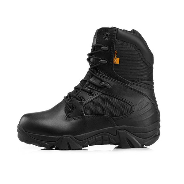 ( Free Shipping) Military Tactical Mens Boots Special Force Leather Waterproof Desert Combat Ankle Boot Army Work Shoes Plus Size 39-47 - The Next Shopping Place37.com