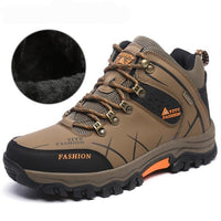 ( Free Shipping) Brand Men Winter Snow Boots Warm Super Men High Quality Waterproof Leather Sneakers Outdoor Male Hiking Boots Work Shoes - The Next Shopping Place37.com