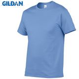 (Free Shipping) GILDAN Solid color T Shirt Mens Black And White 100% cotton T-shirts Summer Skateboard Tee Boy Skate Tshirt Tops European size - The Next Shopping Place37.com