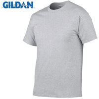 (Free Shipping) GILDAN Solid color T Shirt Mens Black And White 100% cotton T-shirts Summer Skateboard Tee Boy Skate Tshirt Tops European size - The Next Shopping Place37.com