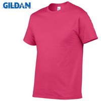 (Free Shipping) GILDAN Solid color T Shirt Mens Black And White 100% cotton T-shirts Summer Skateboard Tee Boy Skate Tshirt Tops European size - The Next Shopping Place37.com