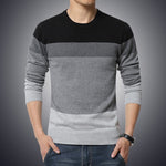 (Free Shipping)l Men's Sweater O-Neck Striped Slim Fit Knittwear 2020 Autumn Mens Sweaters Pullovers Pullover Men Pull Homme M-3XL - The Next Shopping Place37.com