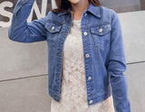 (Free Shipping) Jeans Jacket and Coats for Women Autumn Candy Color Casual Short Denim Jacket - The Next Shopping Place37.com