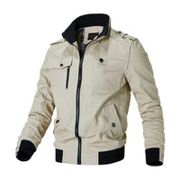 (Free Shipping) Bomber Jacket Men Fashion Casual Windbreaker Jacket