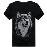 (FREE SHIPPING) 3D Wolf head short sleeve T-shirt men fashion - The Next Shopping Place37.com