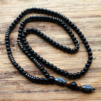 Men's Hematite Carving Black Bead Necklace (Free Shipping) - The Next Shopping Place37.com
