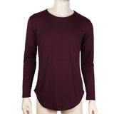 (Free Shipping) Men Long Sleeve Elastic T Shirts Fit Top Tee - The Next Shopping Place37.com