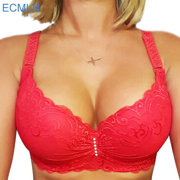 (Free Shipping) Ladies Sexy Plus Size 3/4 Cup Lace Push Up Bra  (Free Shipping) - The Next Shopping Place37.com