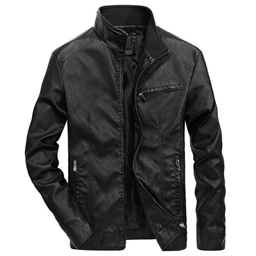 (Free Shipping)Men Motorcycle Leather Jackets  Streetwear Coat - The Next Shopping Place37.com
