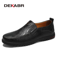 ( Free Shipping) Men Shoes Genuine leather Comfortable Men Casual Shoes Footwear Chaussures Flats Men Slip On Lazy Shoes Zapatos Hombre - The Next Shopping Place37.com
